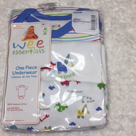 wee essentials Other - Boys one piece underwear